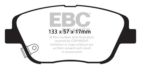 EBC Brakes UD1444 Ultimax OEM Replacement Brake Pads - Roam Overland Outfitters