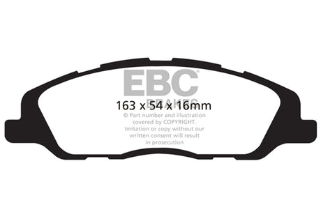 EBC Brakes UD1463 Ultimax OEM Replacement Brake Pads - Roam Overland Outfitters