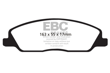 EBC Brakes UD1464 Ultimax OEM Replacement Brake Pads - Roam Overland Outfitters