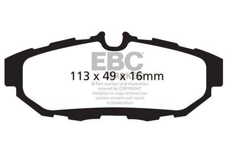 EBC Brakes UD1465 Ultimax OEM Replacement Brake Pads - Roam Overland Outfitters