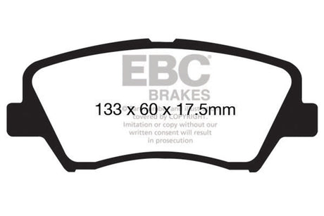 EBC Brakes UD1543 Ultimax OEM Replacement Brake Pads - Roam Overland Outfitters