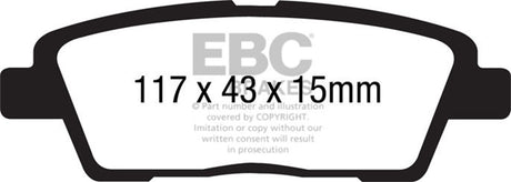 EBC Brakes UD1551 Ultimax OEM Replacement Brake Pads - Roam Overland Outfitters