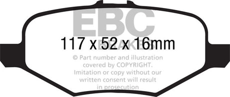 EBC Brakes UD1612 Ultimax OEM Replacement Brake Pads - Roam Overland Outfitters