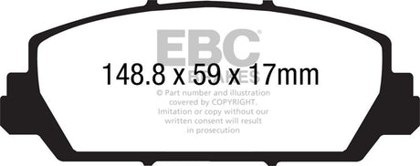 EBC Brakes UD1625 Ultimax OEM Replacement Brake Pads - Roam Overland Outfitters
