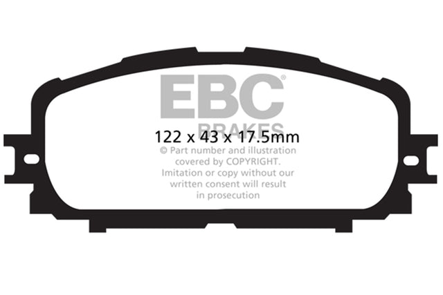 EBC Brakes UD1628 Ultimax OEM Replacement Brake Pads - Roam Overland Outfitters
