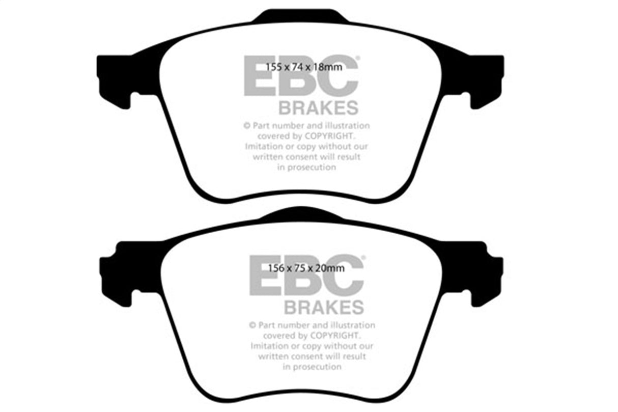 EBC Brakes UD1305 Ultimax OEM Replacement Brake Pads - Roam Overland Outfitters