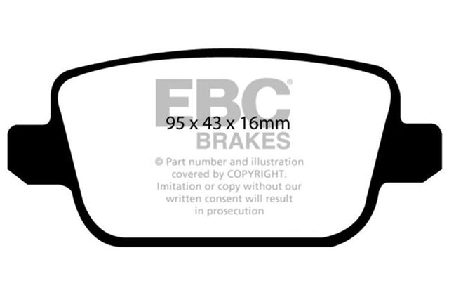 EBC Brakes UD1314 Ultimax OEM Replacement Brake Pads - Roam Overland Outfitters