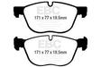 EBC Brakes UD1294 Ultimax OEM Replacement Brake Pads - Roam Overland Outfitters
