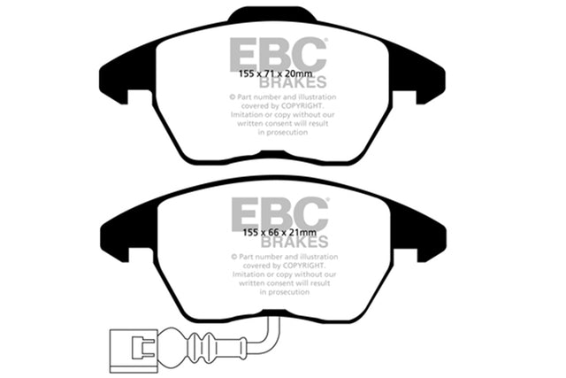 EBC Brakes UD1319 Ultimax OEM Replacement Brake Pads - Roam Overland Outfitters