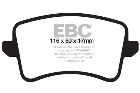 EBC Brakes UD1386 Ultimax OEM Replacement Brake Pads - Roam Overland Outfitters