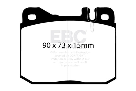 EBC Brakes UD145 Ultimax OEM Replacement Brake Pads - Roam Overland Outfitters