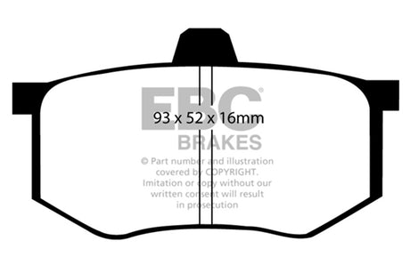 EBC Brakes UD1368 Ultimax OEM Replacement Brake Pads - Roam Overland Outfitters