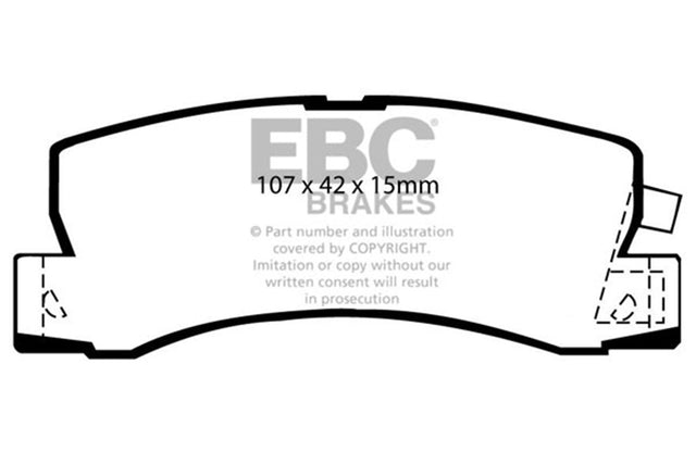 EBC Brakes UD325 Ultimax OEM Replacement Brake Pads - Roam Overland Outfitters