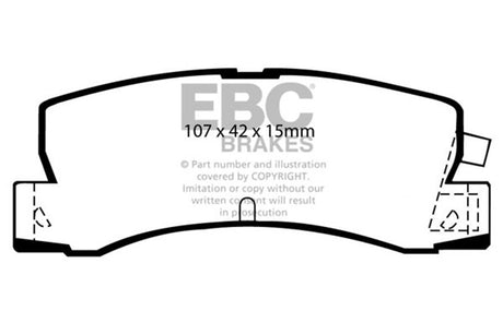 EBC Brakes UD352 Ultimax OEM Replacement Brake Pads - Roam Overland Outfitters