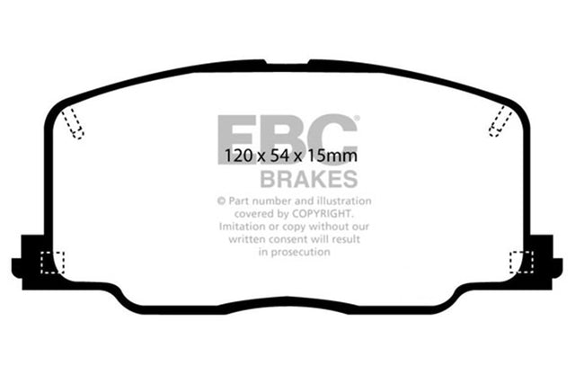 EBC Brakes UD356 Ultimax OEM Replacement Brake Pads - Roam Overland Outfitters