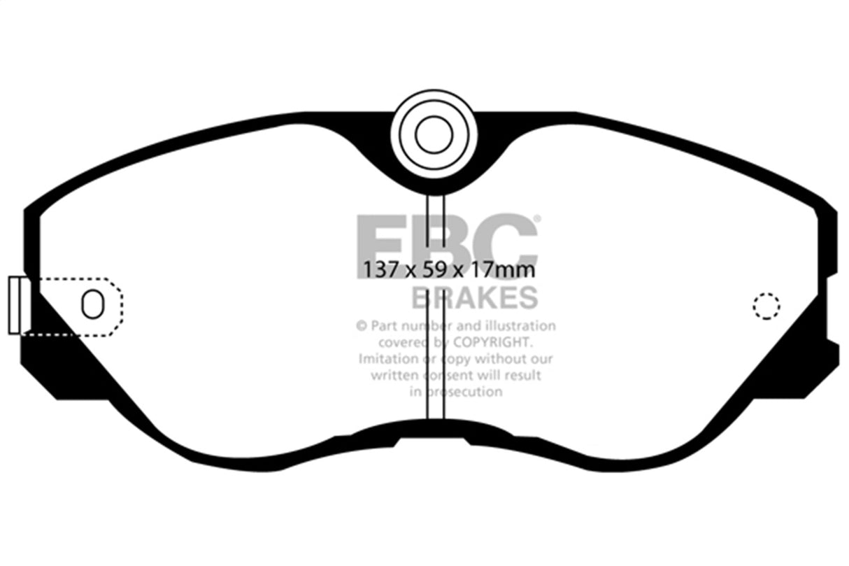 EBC Brakes UD358 Ultimax OEM Replacement Brake Pads - Roam Overland Outfitters