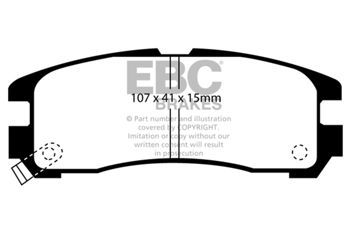 EBC Brakes UD383 Ultimax OEM Replacement Brake Pads - Roam Overland Outfitters
