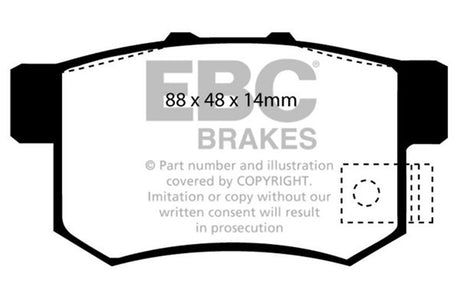 EBC Brakes UD536 Ultimax OEM Replacement Brake Pads - Roam Overland Outfitters