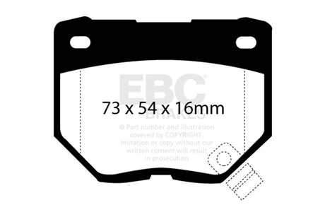 EBC Brakes UD461 Ultimax OEM Replacement Brake Pads - Roam Overland Outfitters