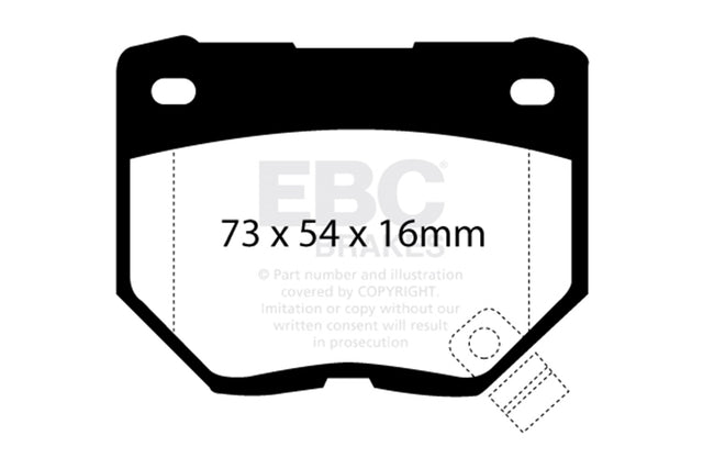 EBC Brakes UD461 Ultimax OEM Replacement Brake Pads - Roam Overland Outfitters