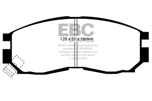 EBC Brakes UD484 Ultimax OEM Replacement Brake Pads - Roam Overland Outfitters