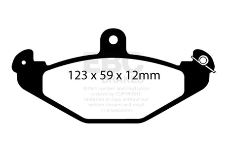 EBC Brakes UD491 Ultimax OEM Replacement Brake Pads - Roam Overland Outfitters