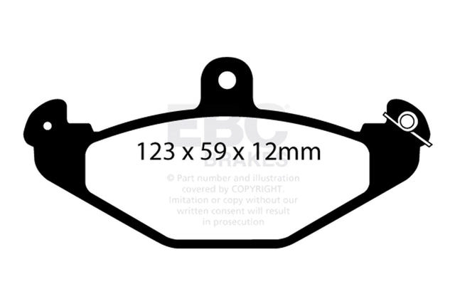 EBC Brakes UD491 Ultimax OEM Replacement Brake Pads - Roam Overland Outfitters