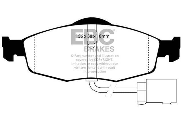 EBC Brakes UD801 Ultimax OEM Replacement Brake Pads - Roam Overland Outfitters