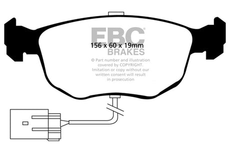 EBC Brakes UD762 Ultimax OEM Replacement Brake Pads - Roam Overland Outfitters