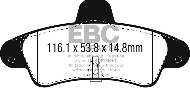 EBC Brakes UD899 Ultimax OEM Replacement Brake Pads - Roam Overland Outfitters