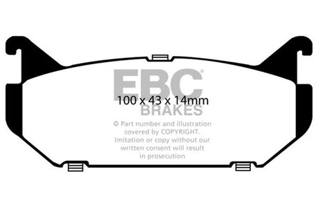 EBC Brakes UD584 Ultimax OEM Replacement Brake Pads - Roam Overland Outfitters