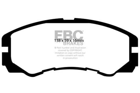 EBC Brakes UD579 Ultimax OEM Replacement Brake Pads - Roam Overland Outfitters