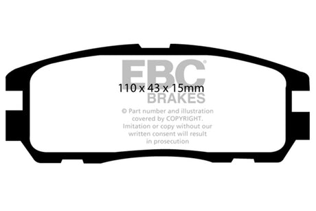 EBC Brakes UD580 Ultimax OEM Replacement Brake Pads - Roam Overland Outfitters