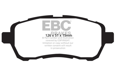 EBC Brakes UD14541 Ultimax OEM Replacement Brake Pads - Roam Overland Outfitters