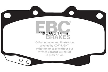 EBC Brakes UD799 Ultimax OEM Replacement Brake Pads - Roam Overland Outfitters