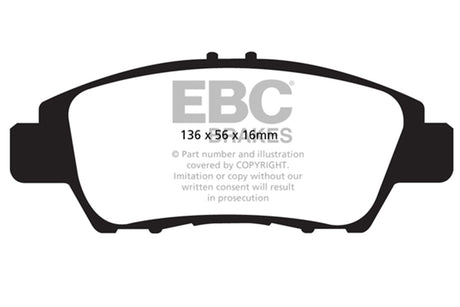 EBC Brakes UD1394 Ultimax OEM Replacement Brake Pads - Roam Overland Outfitters