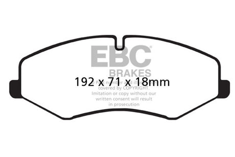 EBC Brakes UD1425 Ultimax OEM Replacement Brake Pads - Roam Overland Outfitters