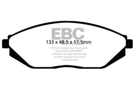 EBC Brakes UD1590 Ultimax OEM Replacement Brake Pads - Roam Overland Outfitters