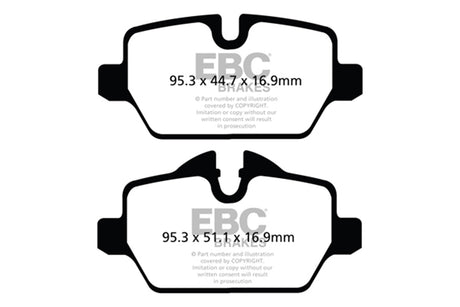 EBC Brakes UD1554 Ultimax OEM Replacement Brake Pads - Roam Overland Outfitters