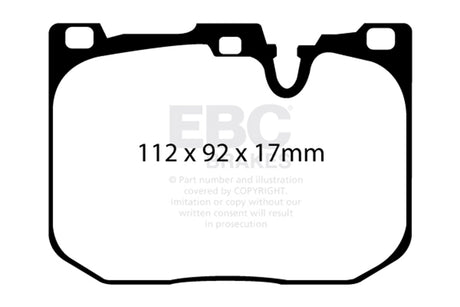 EBC Brakes UD1609 Ultimax OEM Replacement Brake Pads - Roam Overland Outfitters