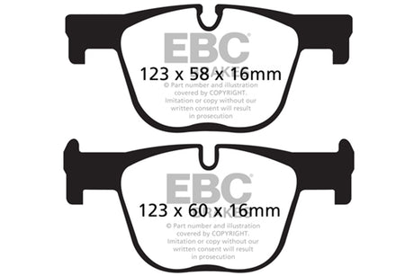 EBC Brakes UD1610 Ultimax OEM Replacement Brake Pads - Roam Overland Outfitters