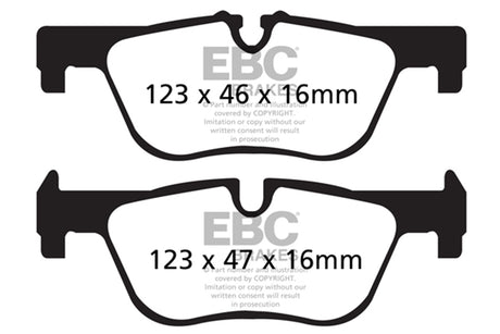 EBC Brakes UD1613 Ultimax OEM Replacement Brake Pads - Roam Overland Outfitters