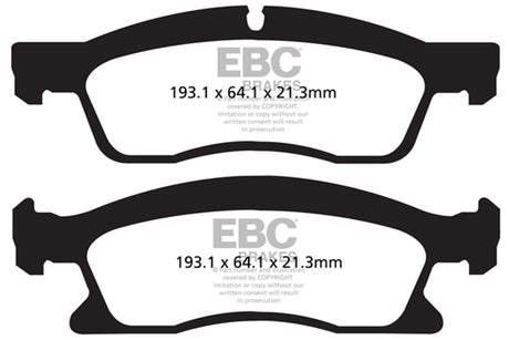 EBC Brakes UD1629 Ultimax OEM Replacement Brake Pads - Roam Overland Outfitters