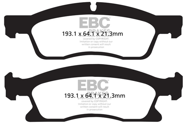 EBC Brakes UD1629 Ultimax OEM Replacement Brake Pads - Roam Overland Outfitters