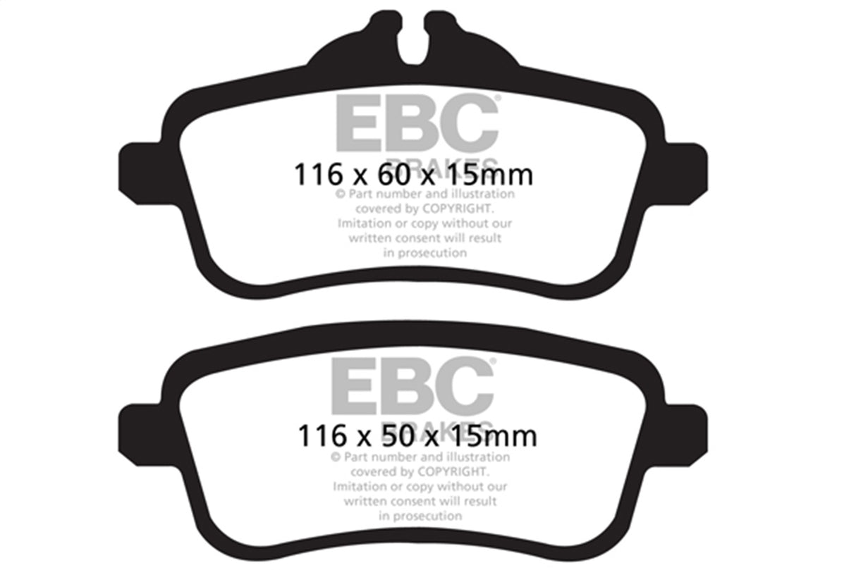 EBC Brakes UD1630 Ultimax OEM Replacement Brake Pads - Roam Overland Outfitters