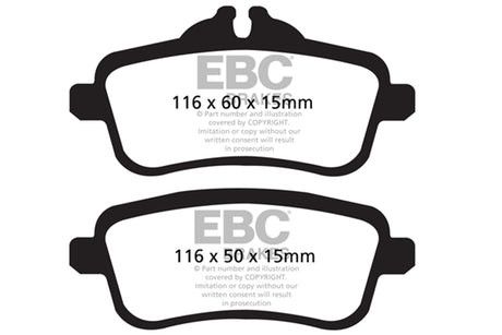 EBC Brakes UD1630 Ultimax OEM Replacement Brake Pads - Roam Overland Outfitters