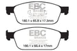 EBC Brakes UD1668 Ultimax OEM Replacement Brake Pads - Roam Overland Outfitters