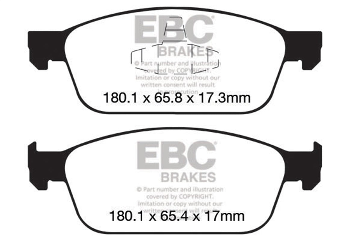 EBC Brakes UD1668 Ultimax OEM Replacement Brake Pads - Roam Overland Outfitters