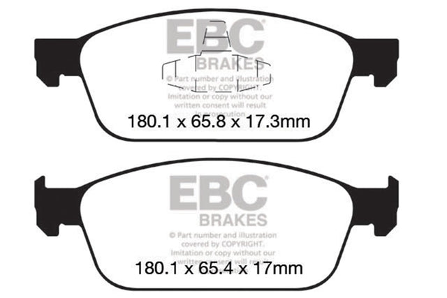 EBC Brakes UD1668 Ultimax OEM Replacement Brake Pads - Roam Overland Outfitters