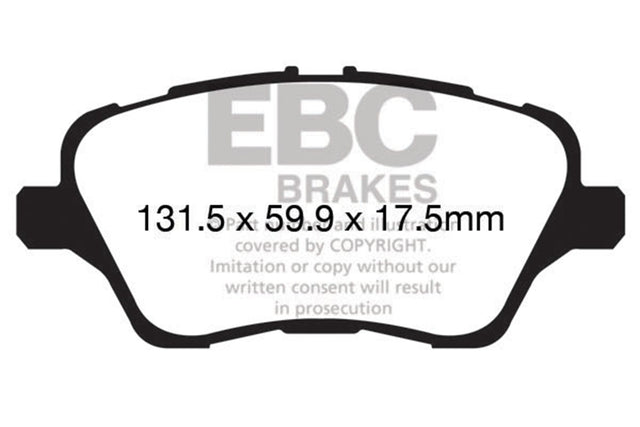 EBC Brakes UD1730 Ultimax OEM Replacement Brake Pads - Roam Overland Outfitters